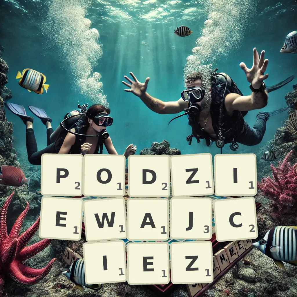 Słowa z liter PODZIEWAJCIEŻ