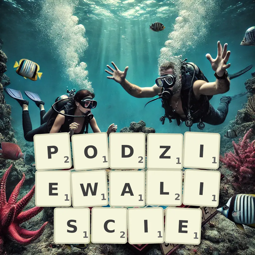 Słowa z liter PODZIEWALIŚCIE