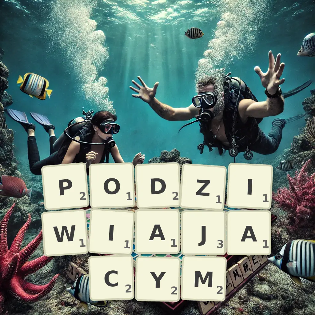 Słowa z liter PODZIWIAJĄCYM