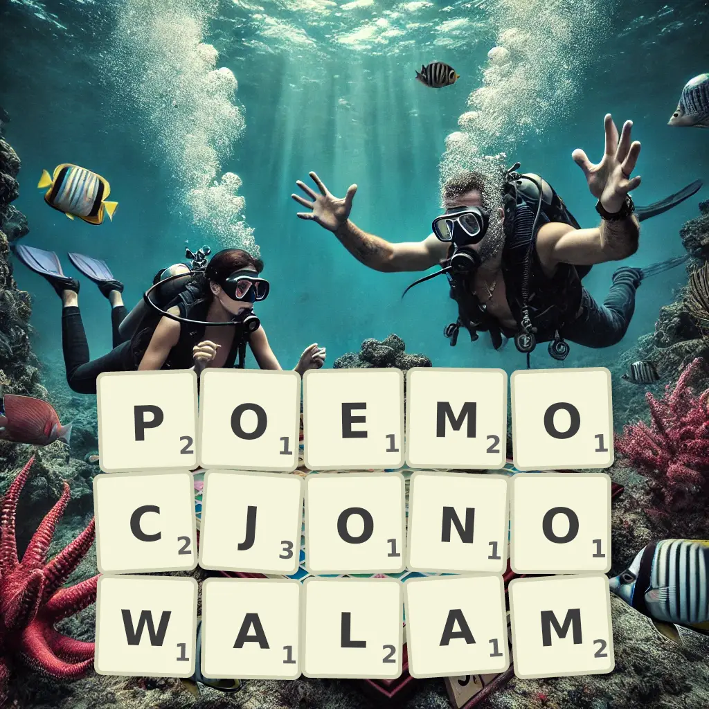 Słowa z liter POEMOCJONOWAŁAM