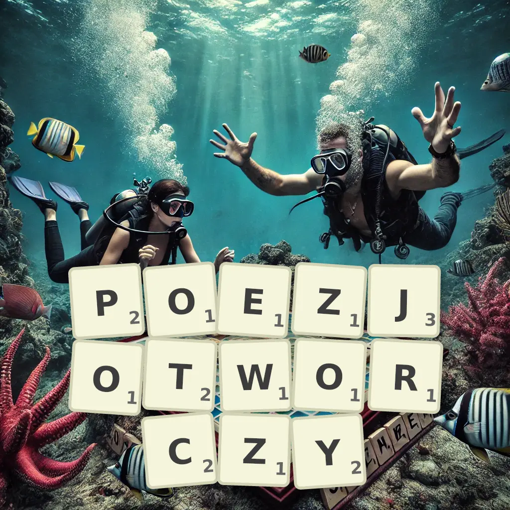 Słowa z liter POEZJOTWÓRCZY