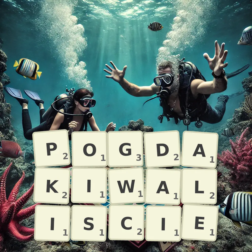 Słowa z liter POGDAKIWALIŚCIE
