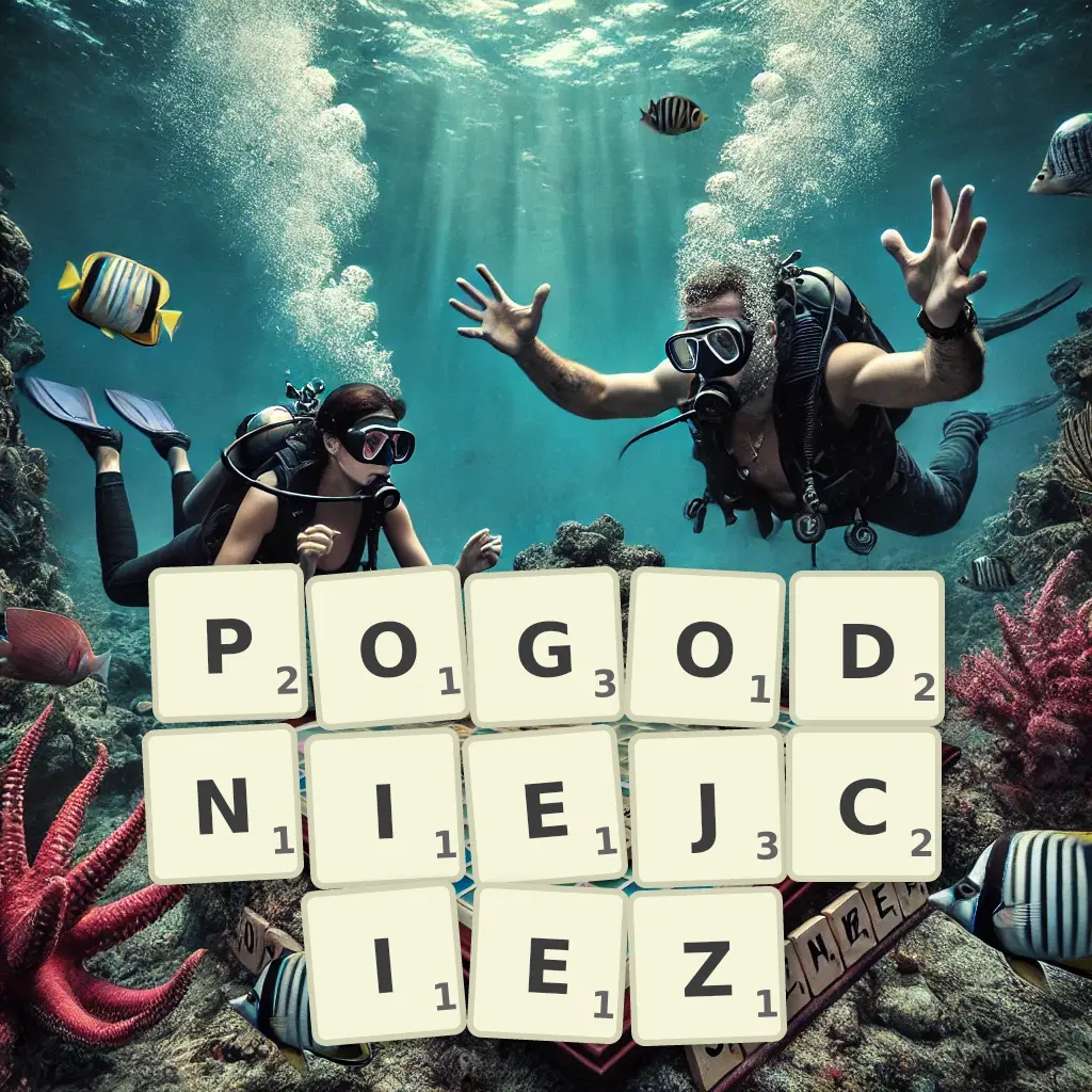 Słowa z liter POGODNIEJCIEŻ