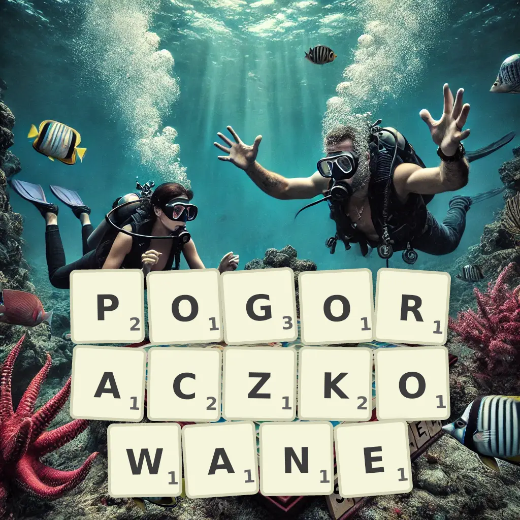 Słowa z liter POGORĄCZKOWANE