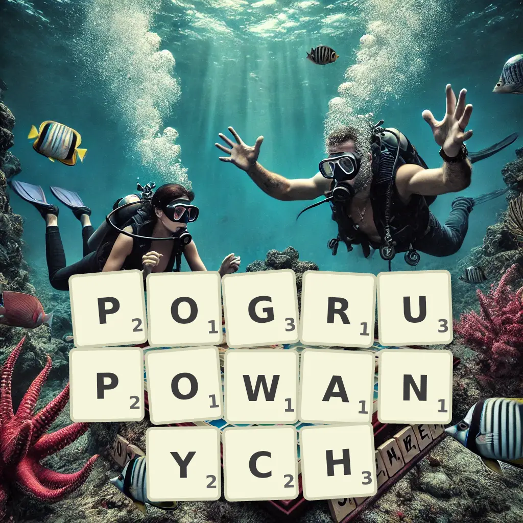 Słowa z liter POGRUPOWANYCH
