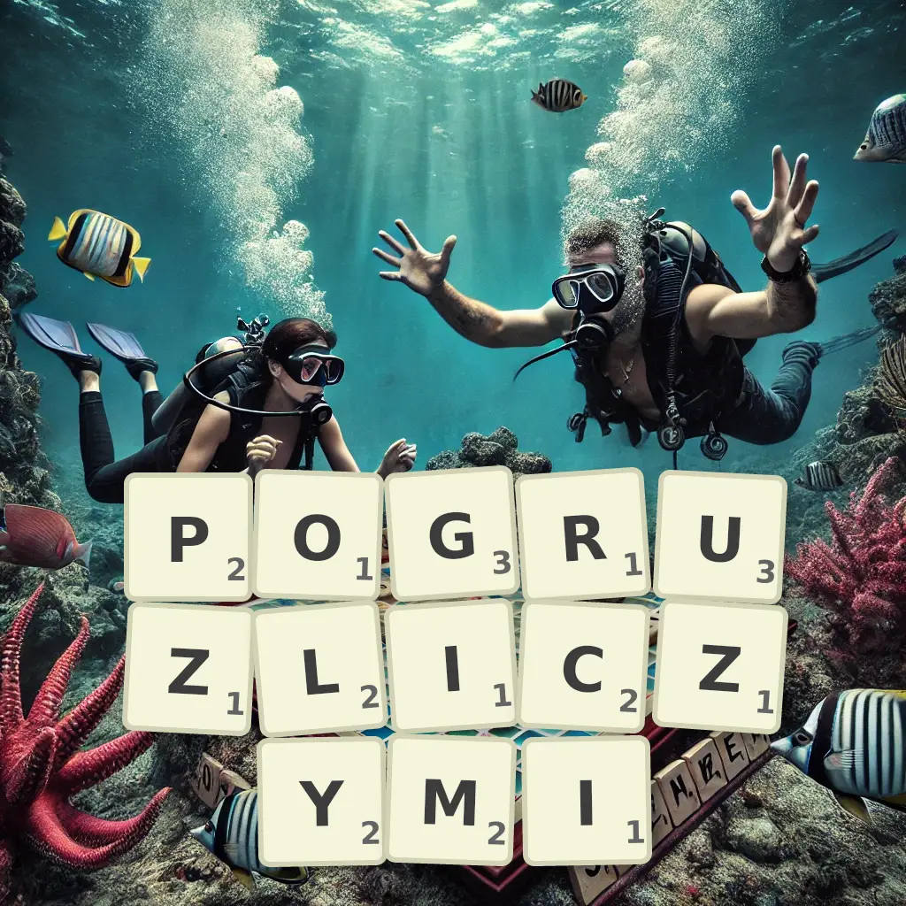 Słowa z liter POGRUŹLICZYMI