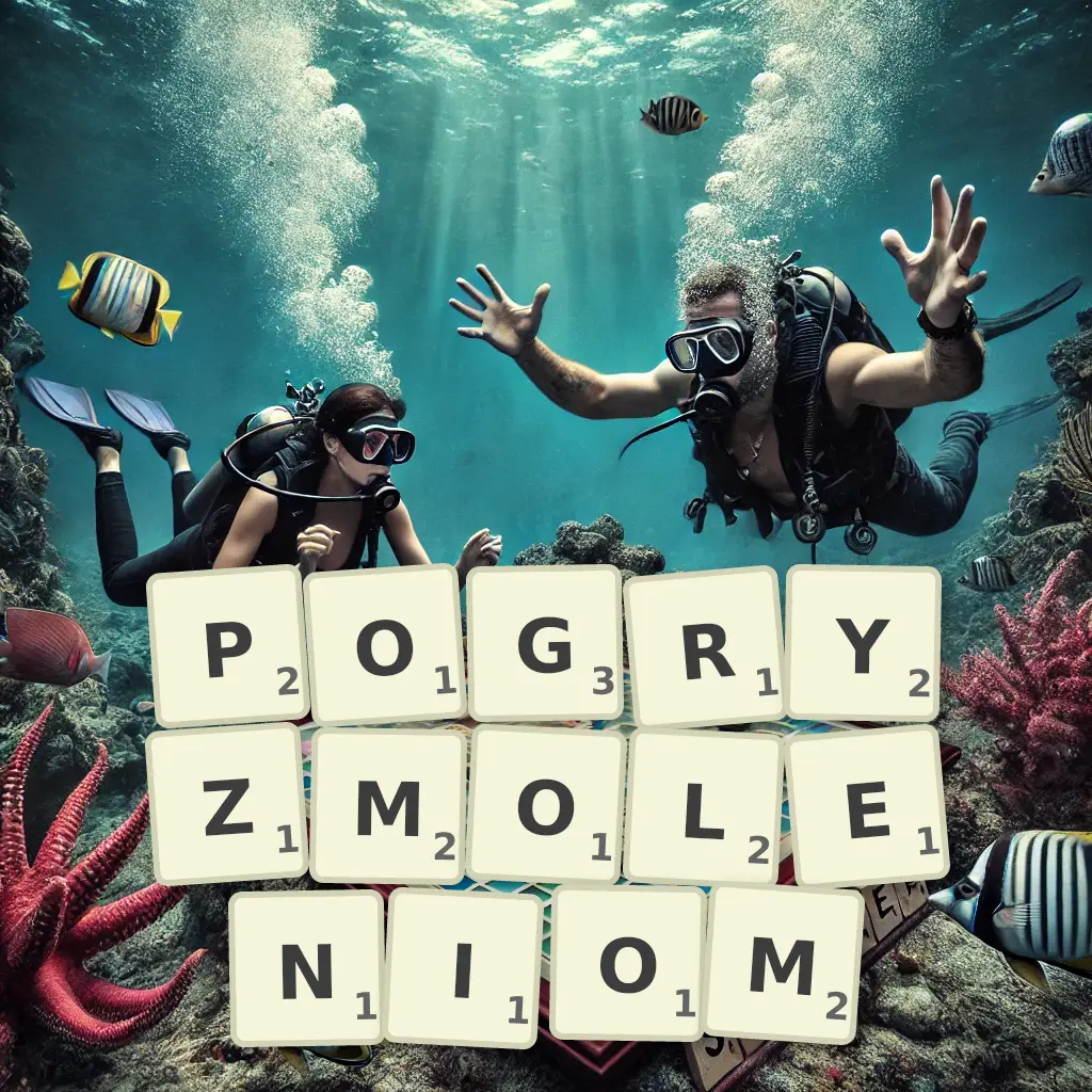 Słowa z liter POGRYZMOLENIOM