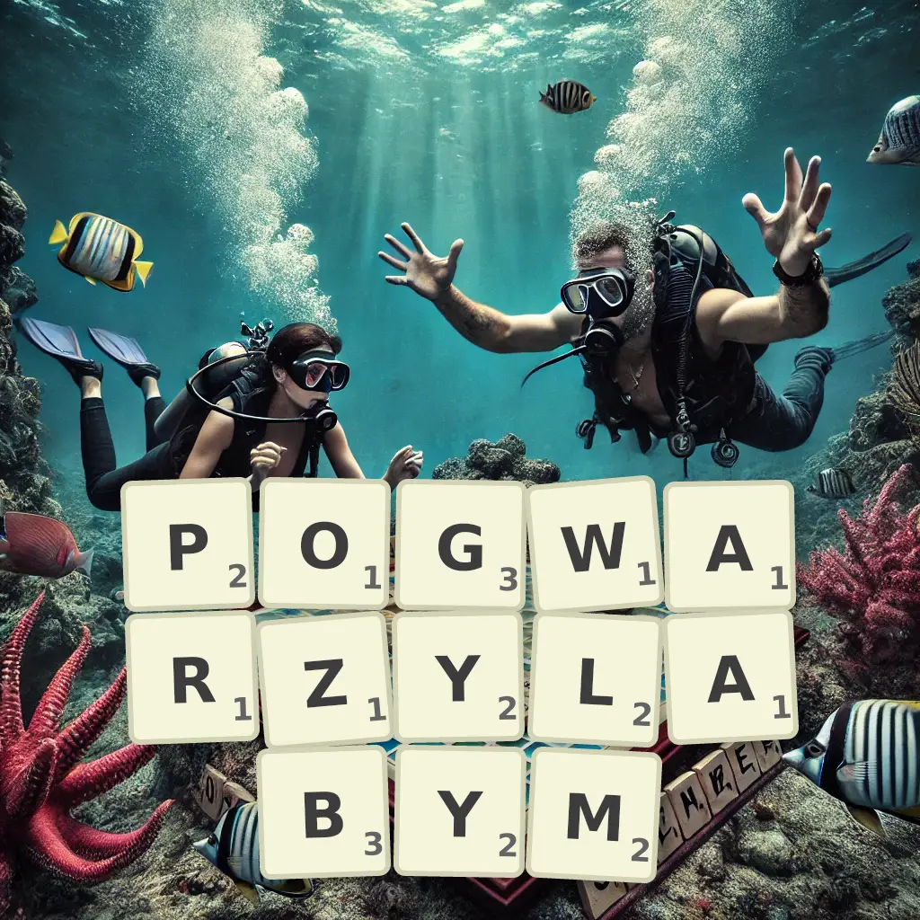 Słowa z liter POGWARZYŁABYM