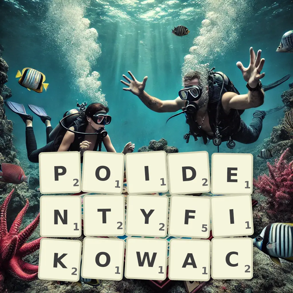 Słowa z liter POIDENTYFIKOWAĆ