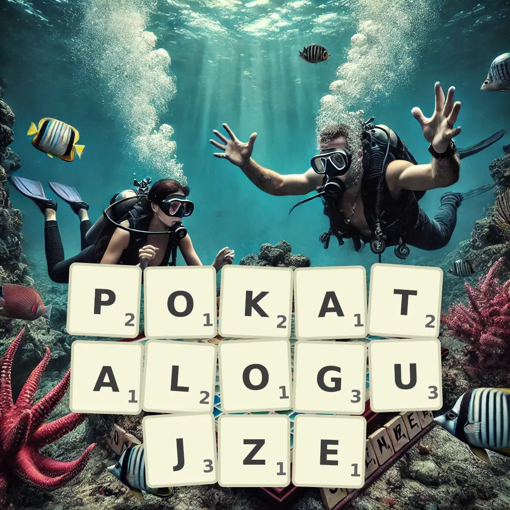 Słowa z liter POKATALOGUJŻE