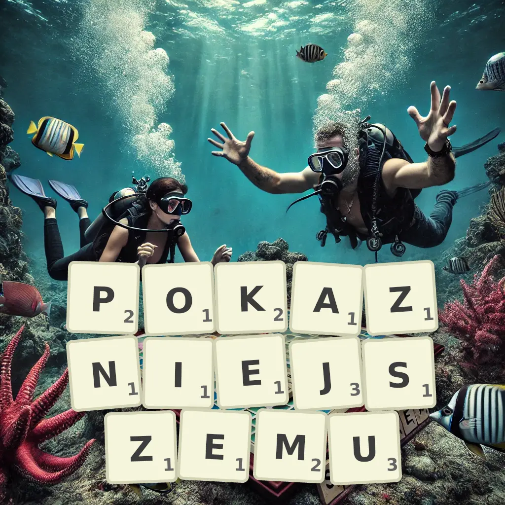 Słowa z liter POKAŹNIEJSZEMU