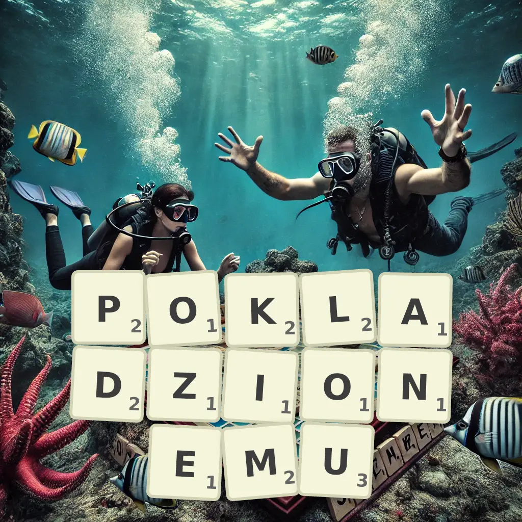 Słowa z liter POKŁADZIONEMU