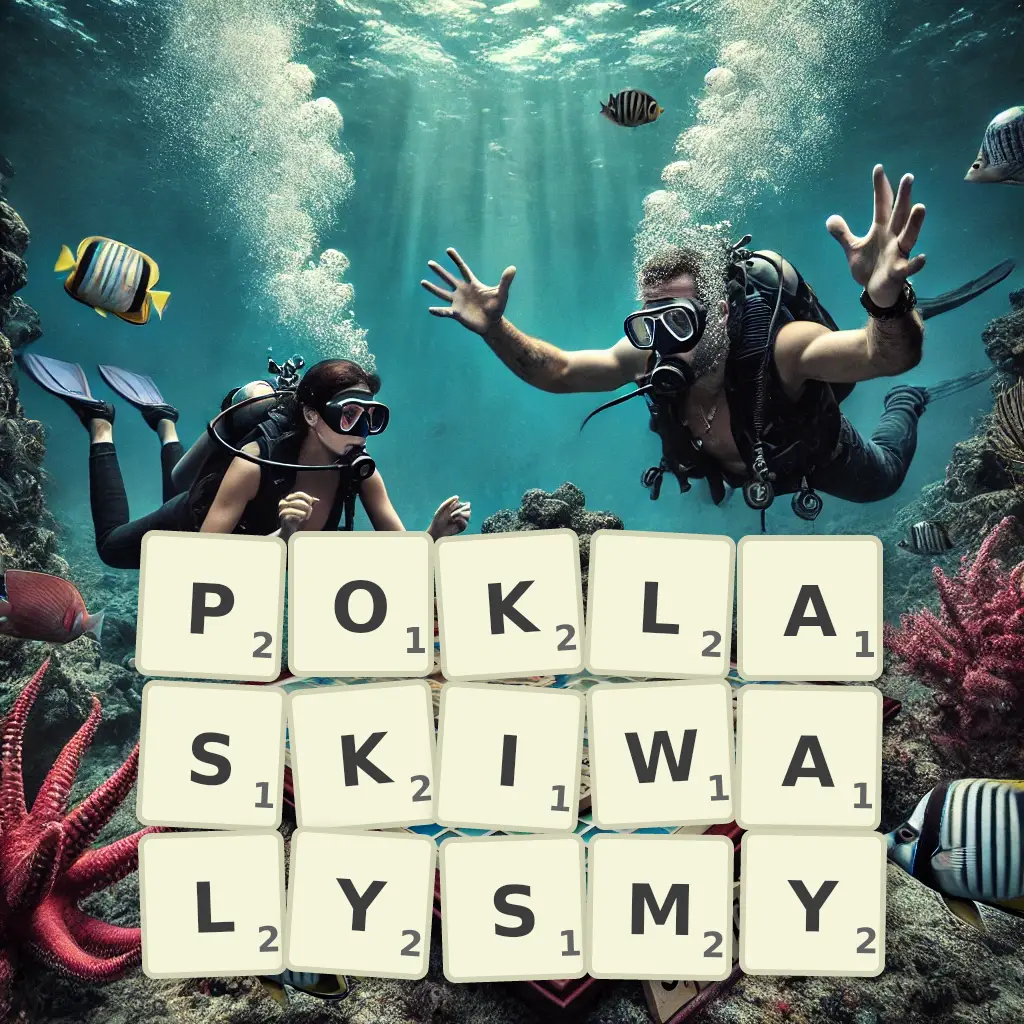 Lista słów z liter POKLASKIWAŁYŚMY Słowa z liter POKLASKIWAŁYŚMY