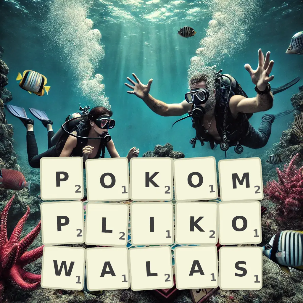 Słowa z liter POKOMPLIKOWAŁAŚ