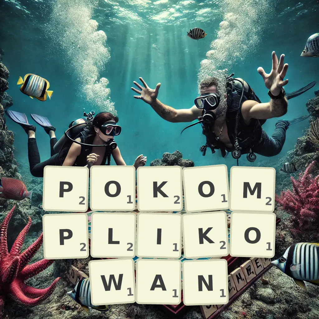 Słowa z liter POKOMPLIKOWAŃ