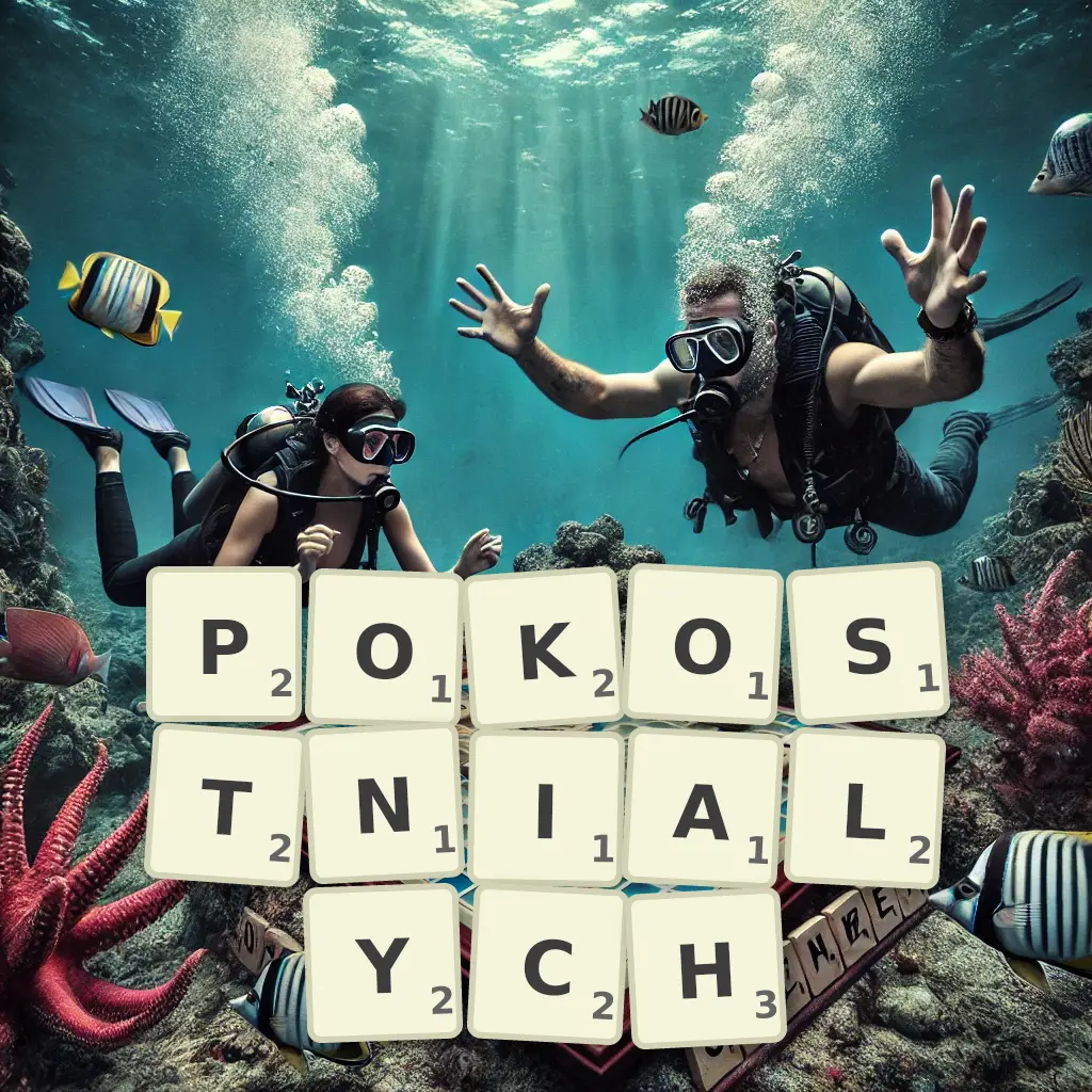 Słowa z liter POKOSTNIAŁYCH