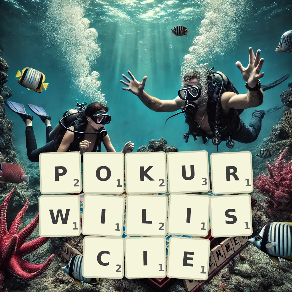 Słowa z liter POKURWILIŚCIE