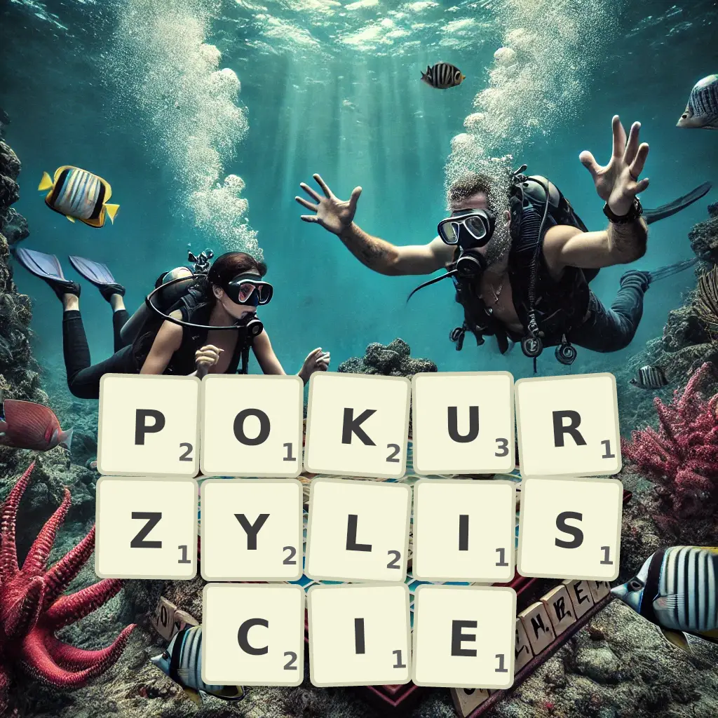 Słowa z liter POKURZYLIŚCIE