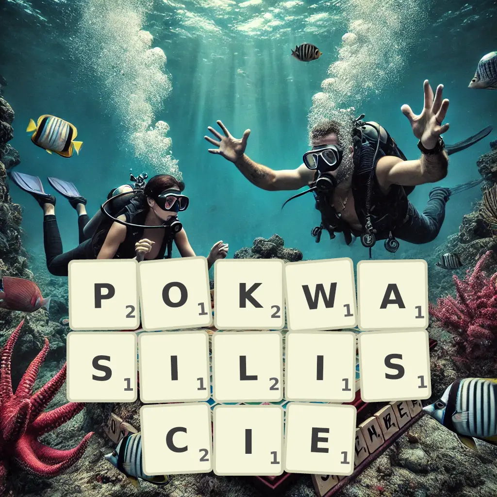 Słowa z liter POKWASILIŚCIE