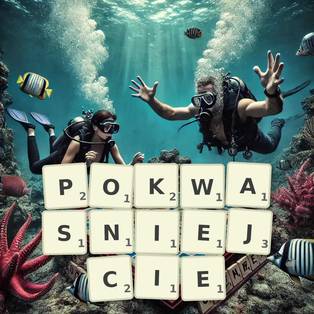 Słowa z liter POKWAŚNIEJCIE