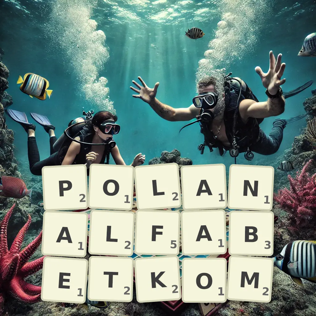 Słowa z liter PÓŁANALFABETKOM