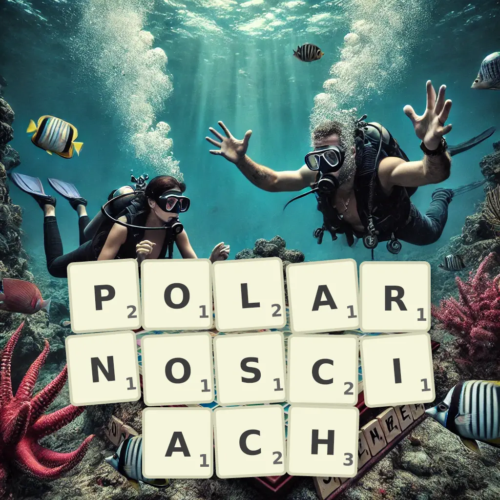 Słowa z liter POLARNOŚCIACH