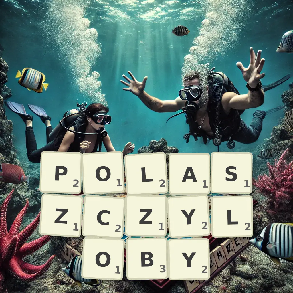 Słowa z liter POŁASZCZYŁOBY