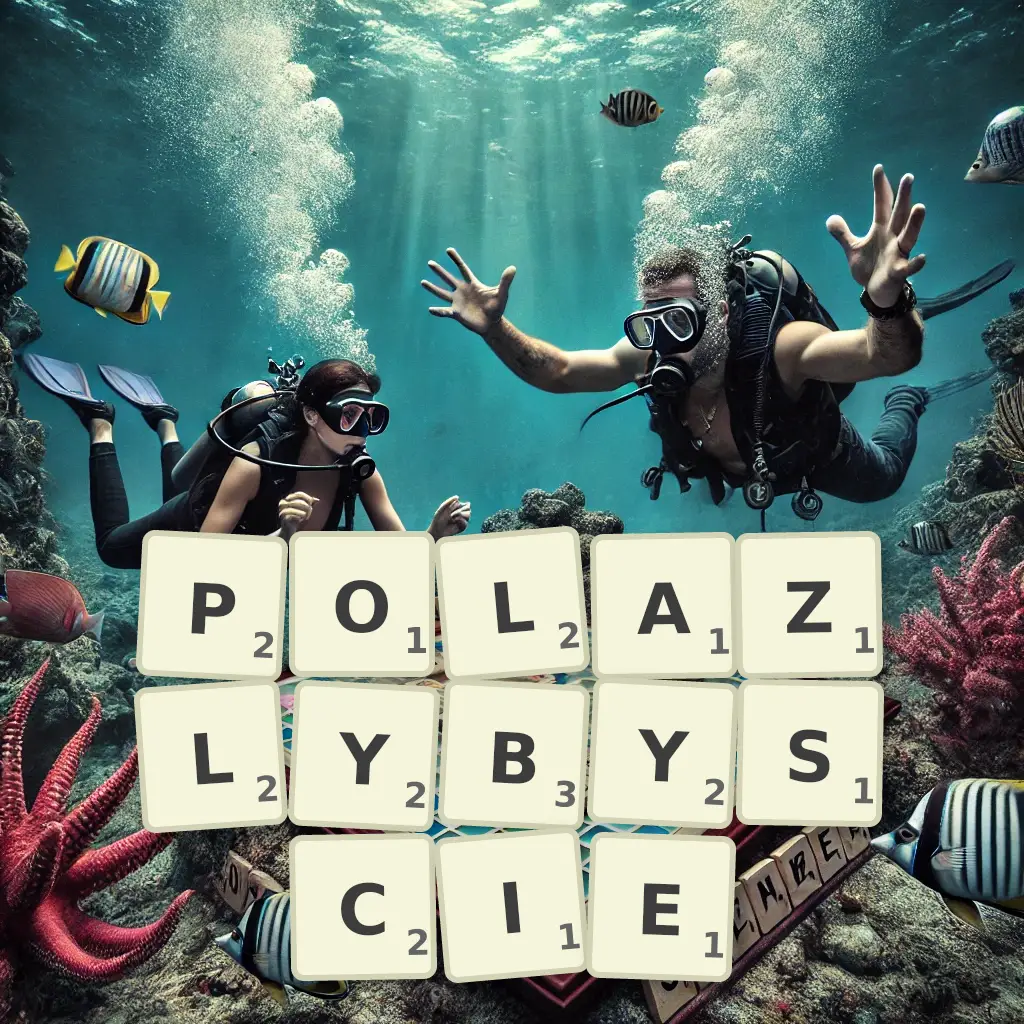 Słowa z liter POLAZŁYBYŚCIE