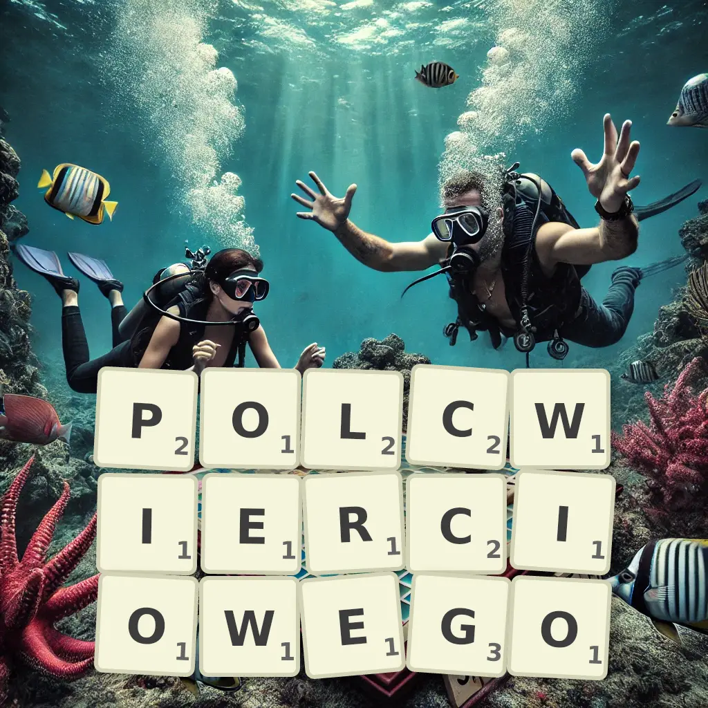 Słowa z liter PÓŁĆWIERCIOWEGO