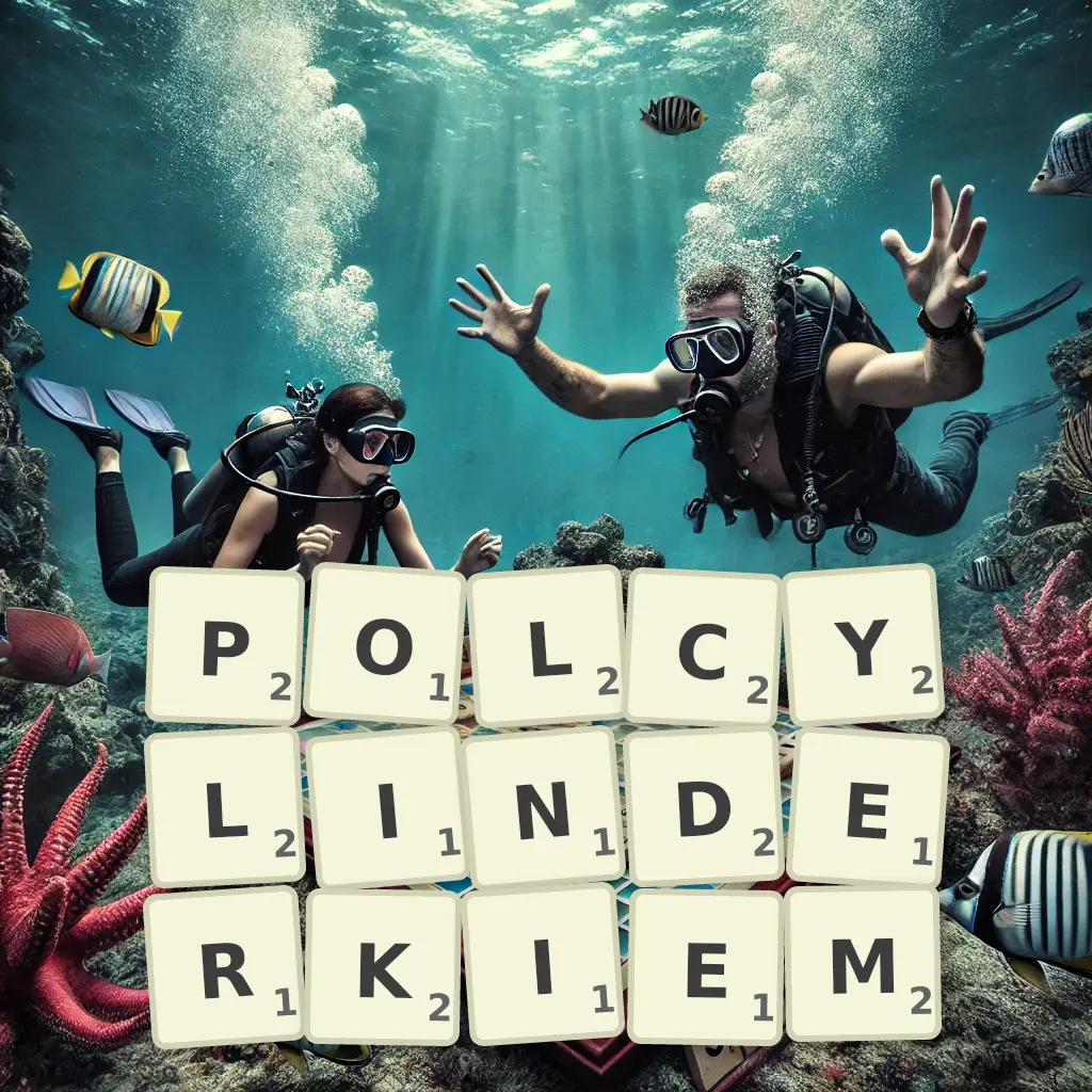 Słowa z liter PÓŁCYLINDERKIEM