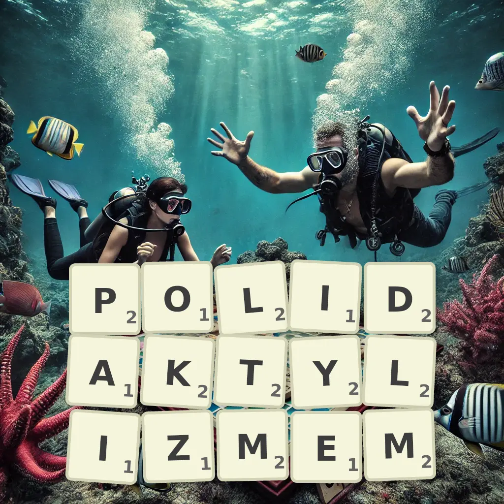 Słowa z liter POLIDAKTYLIZMEM