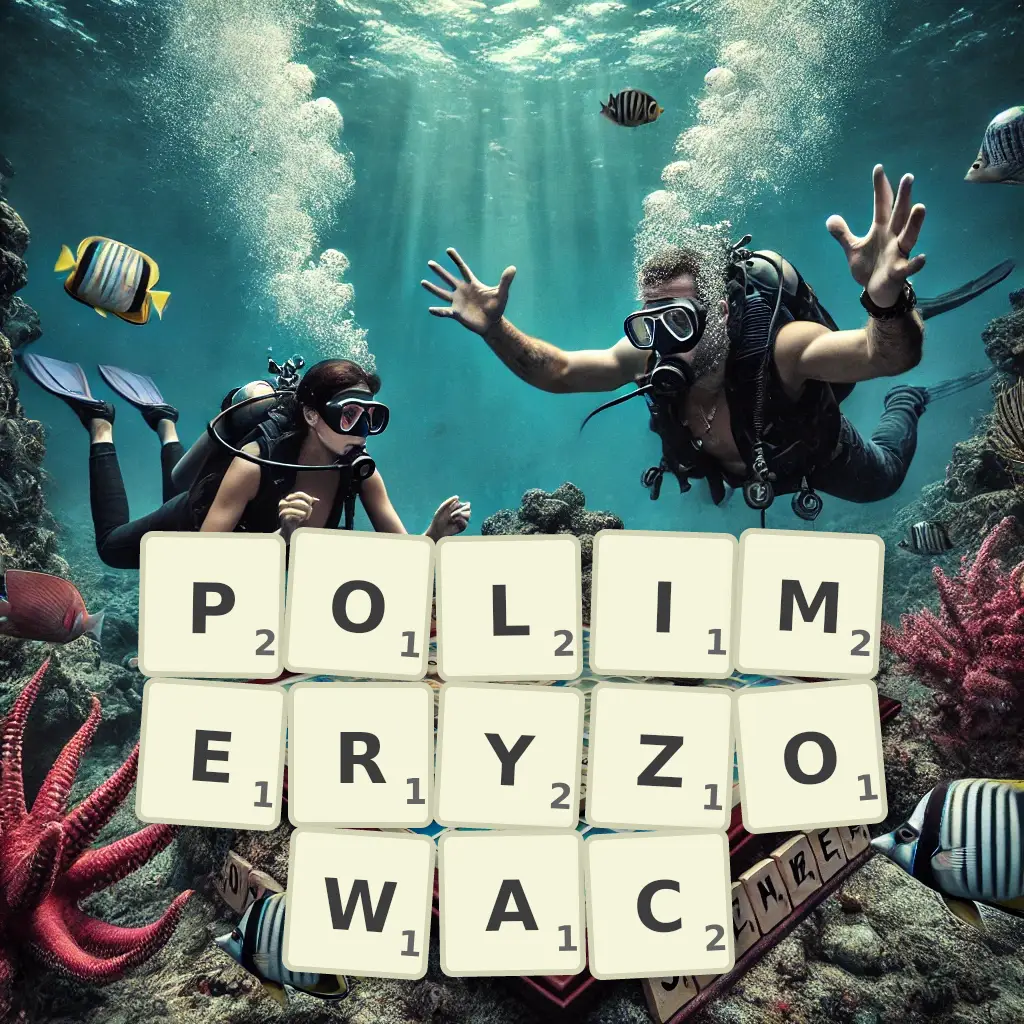 Słowa z liter POLIMERYZOWAĆ