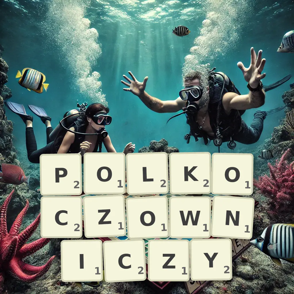 Słowa z liter PÓŁKOCZOWNICZY