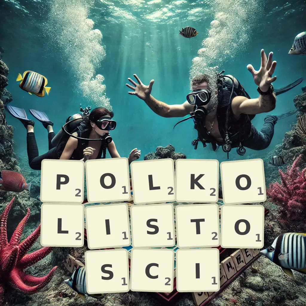 Słowa z liter PÓŁKOLISTOŚCI