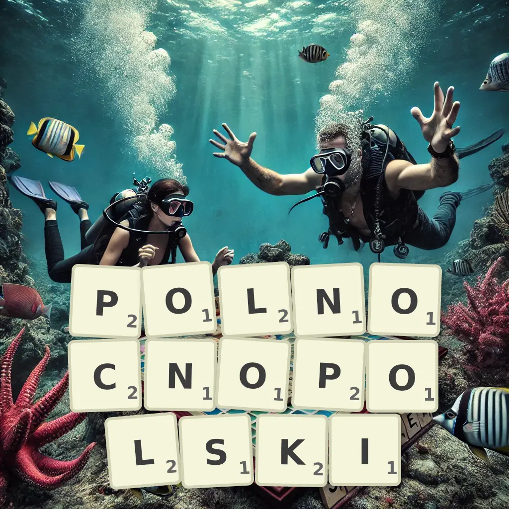 Słowa z liter PÓŁNOCNOPOLSKI