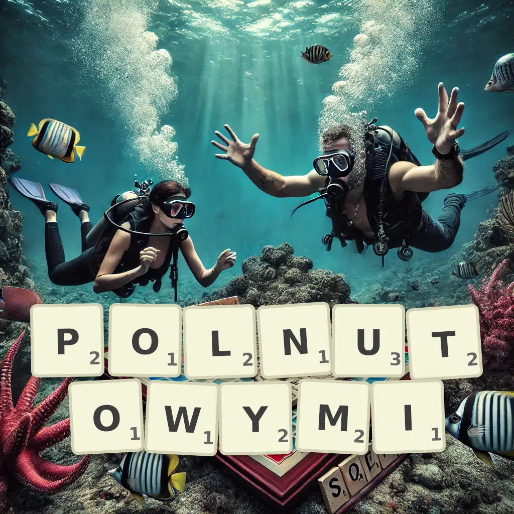 Słowa z liter PÓŁNUTOWYMI