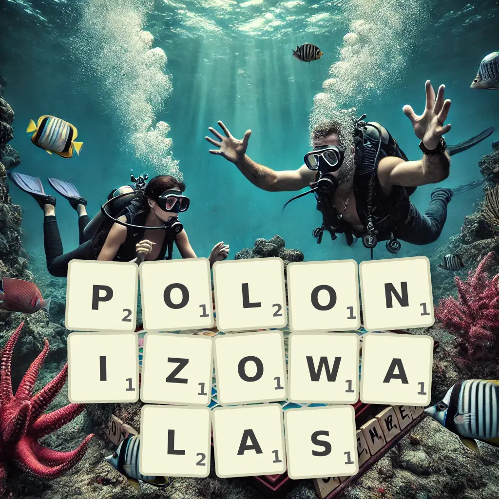 Słowa z liter POLONIZOWAŁAŚ