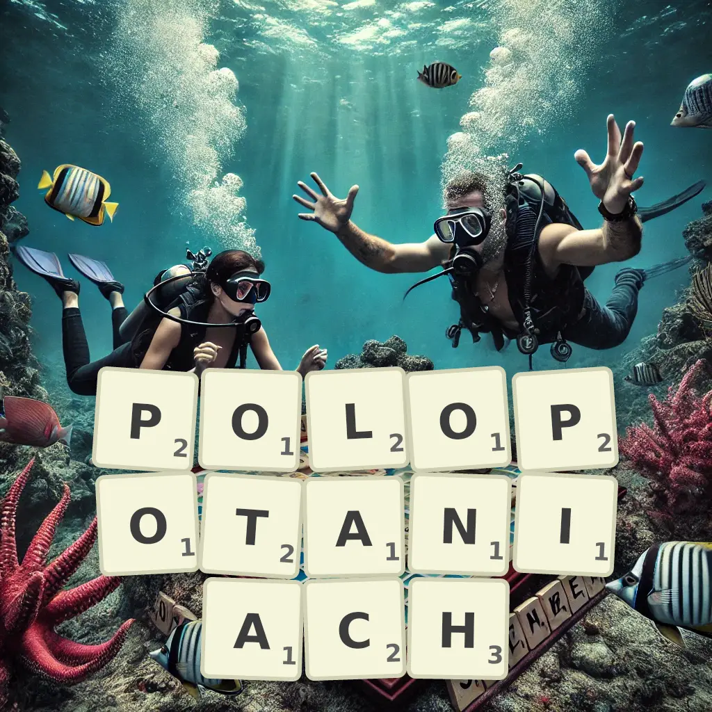Słowa z liter POŁOPOTANIACH