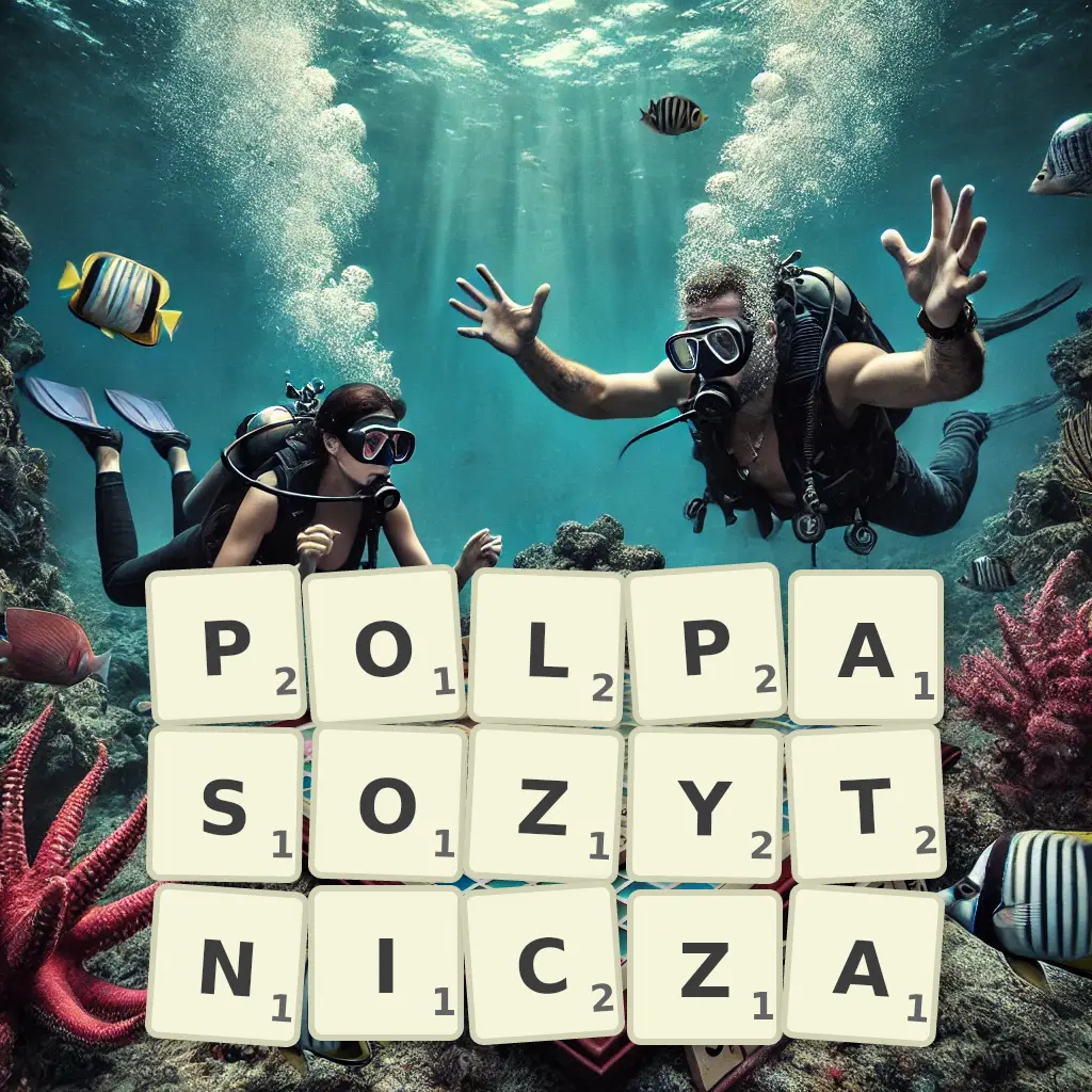 Słowa z liter PÓŁPASOŻYTNICZĄ