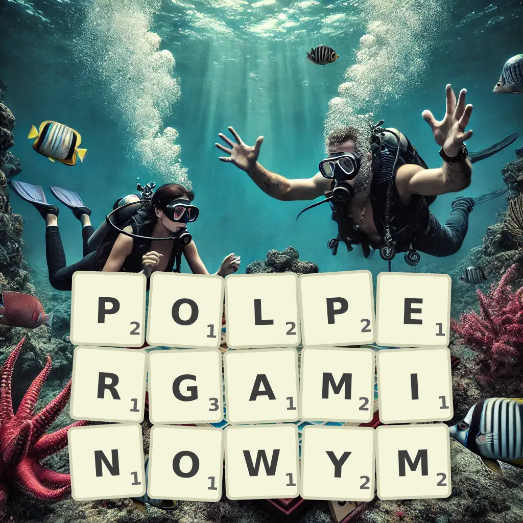 Słowa z liter PÓŁPERGAMINOWYM