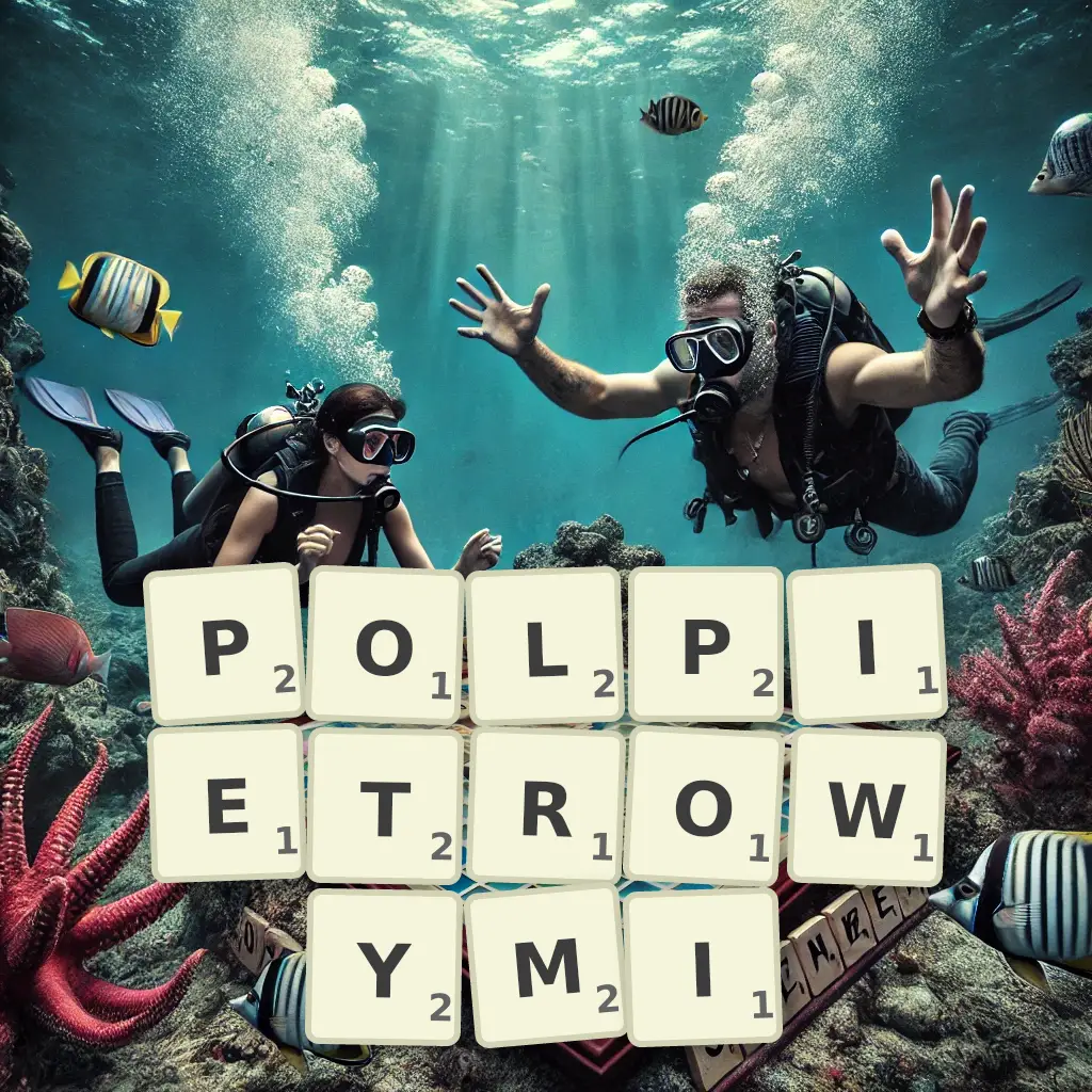 Słowa z liter PÓŁPIĘTROWYMI