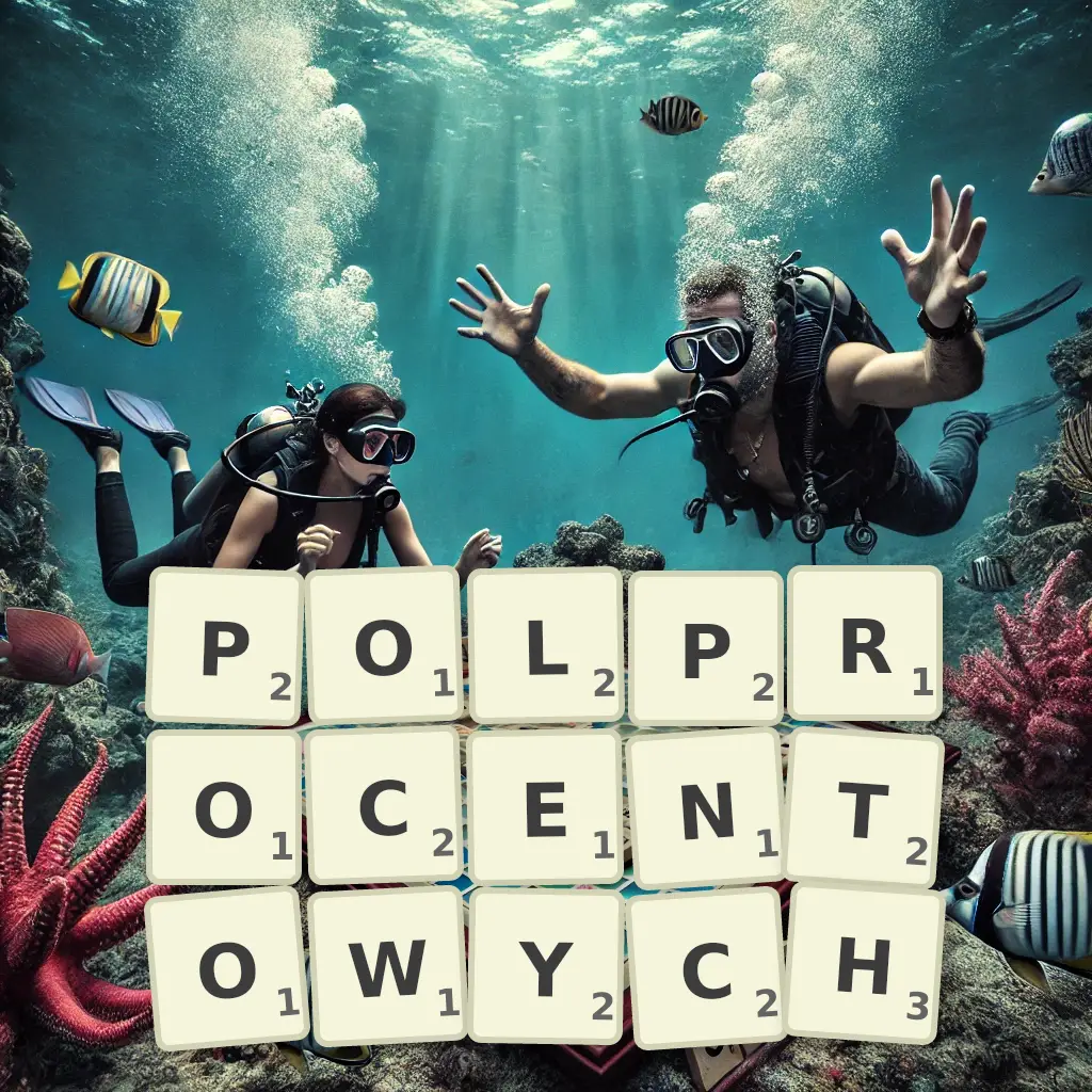 Słowa z liter PÓŁPROCENTOWYCH