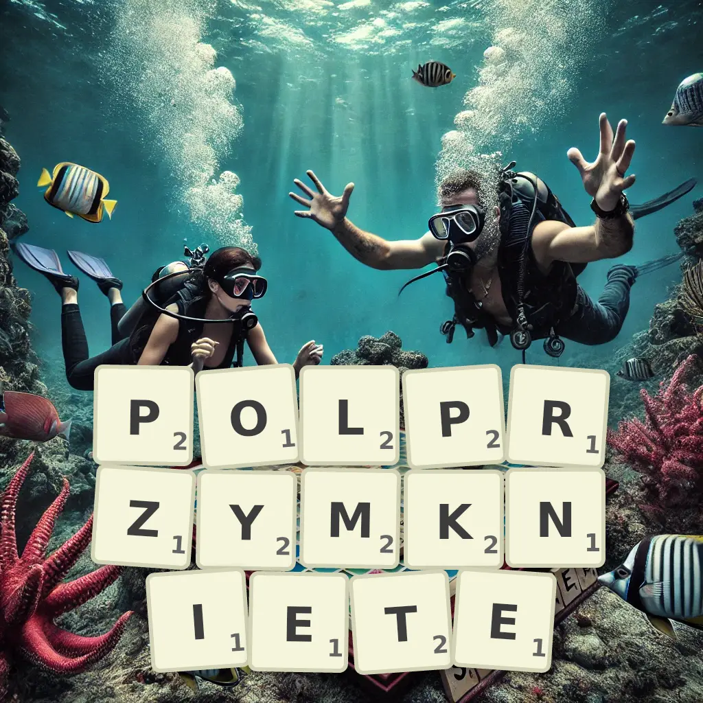 Słowa z liter PÓŁPRZYMKNIĘTE