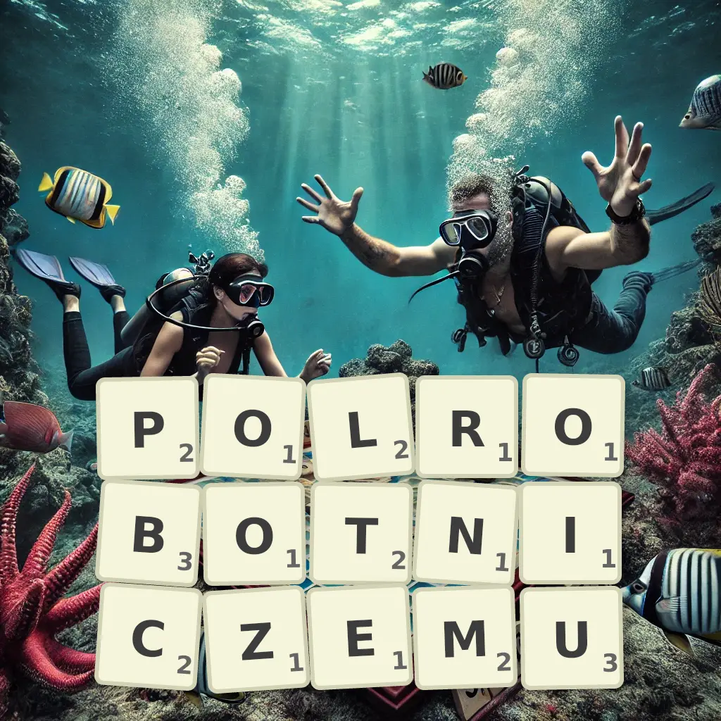 Słowa z liter PÓŁROBOTNICZEMU