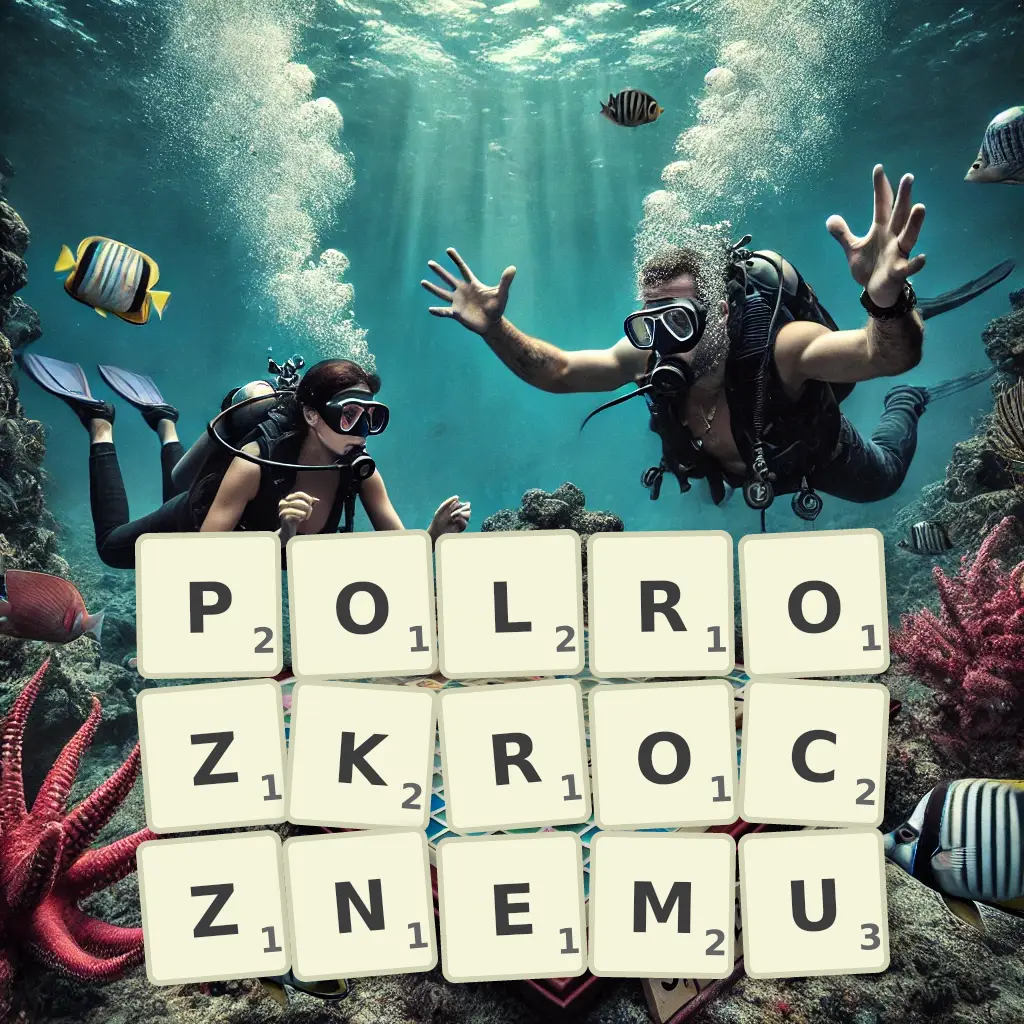 Słowa z liter PÓŁROZKROCZNEMU