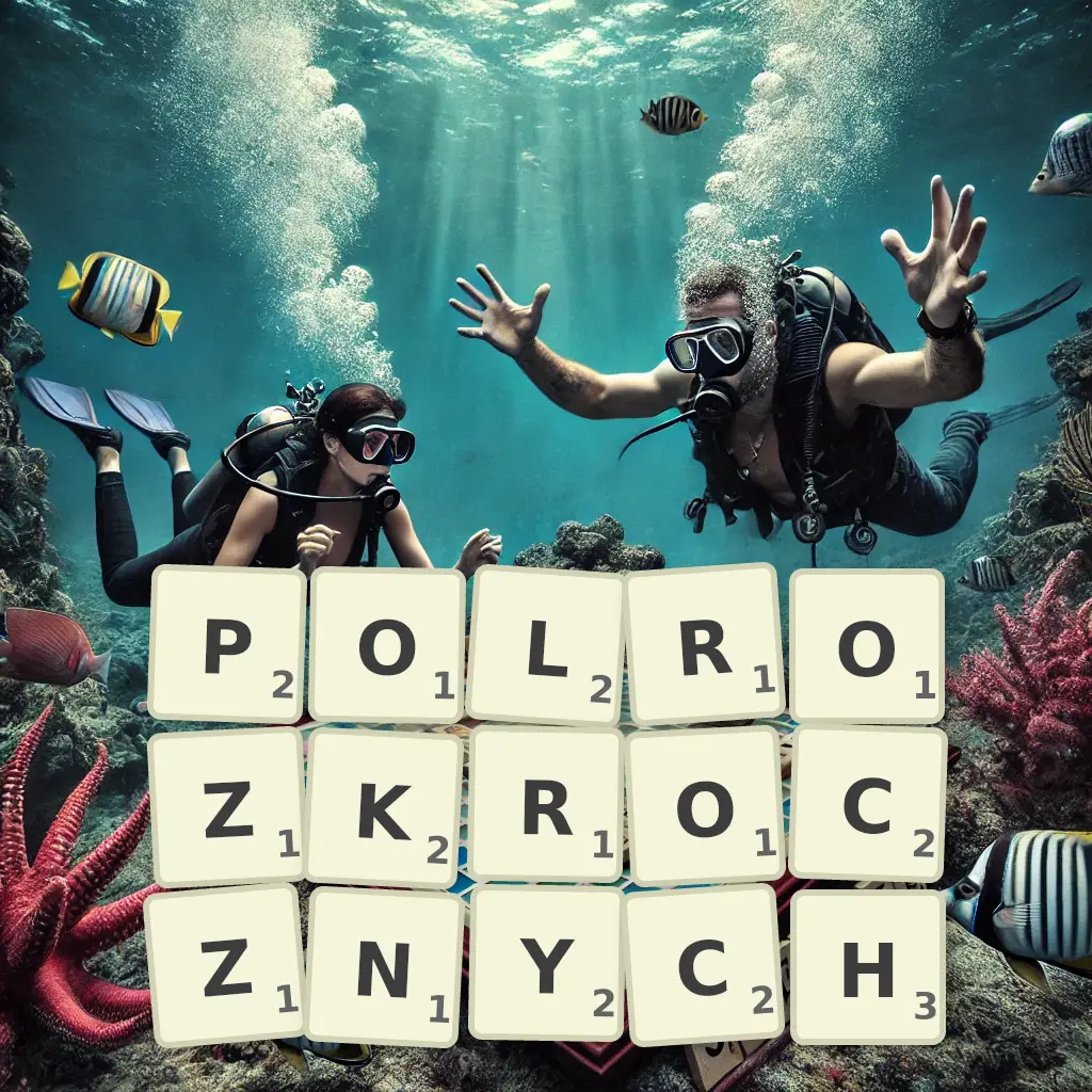 Słowa z liter PÓŁROZKROCZNYCH