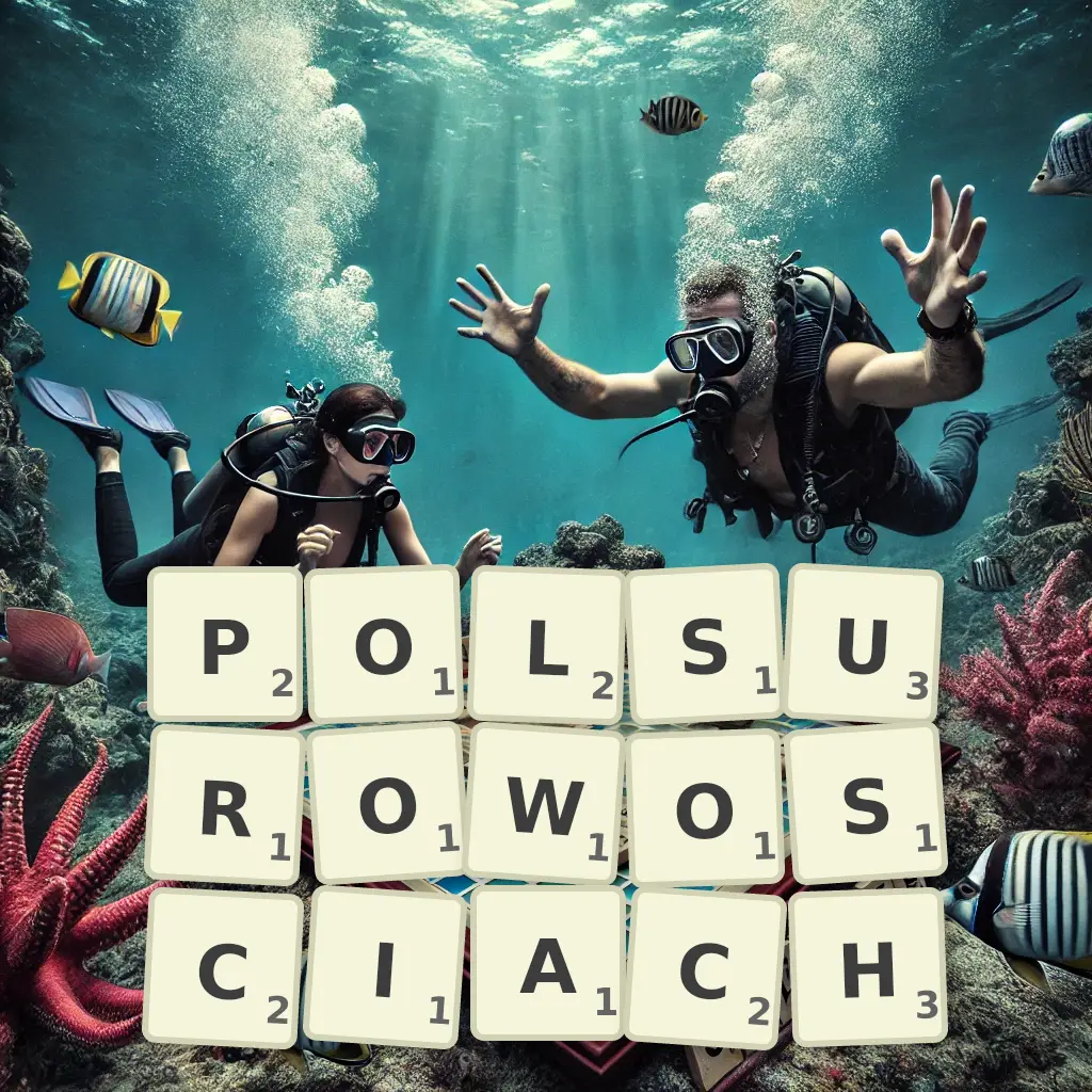 Słowa z liter PÓŁSUROWOŚCIACH