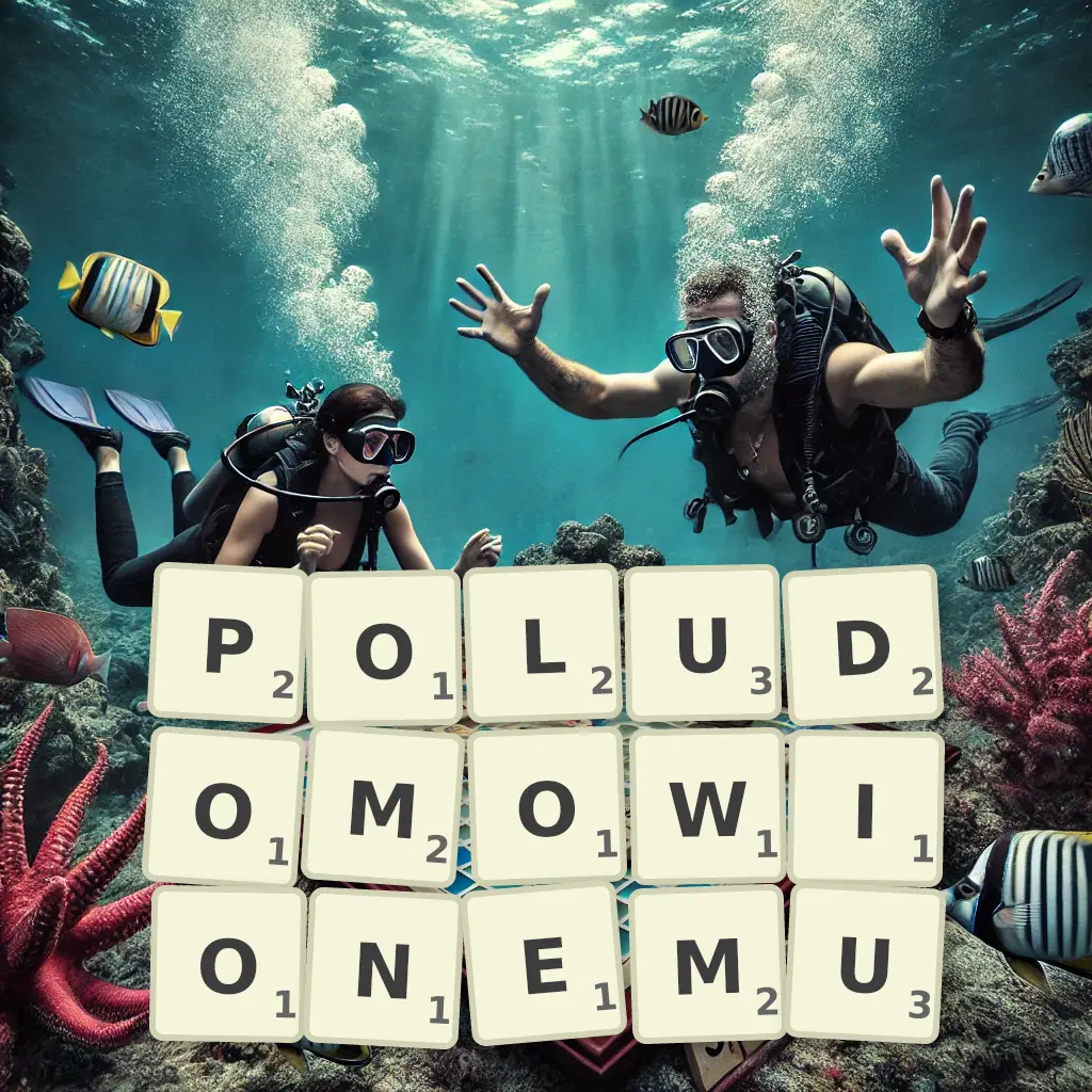 Słowa z liter PÓŁUDOMOWIONEMU