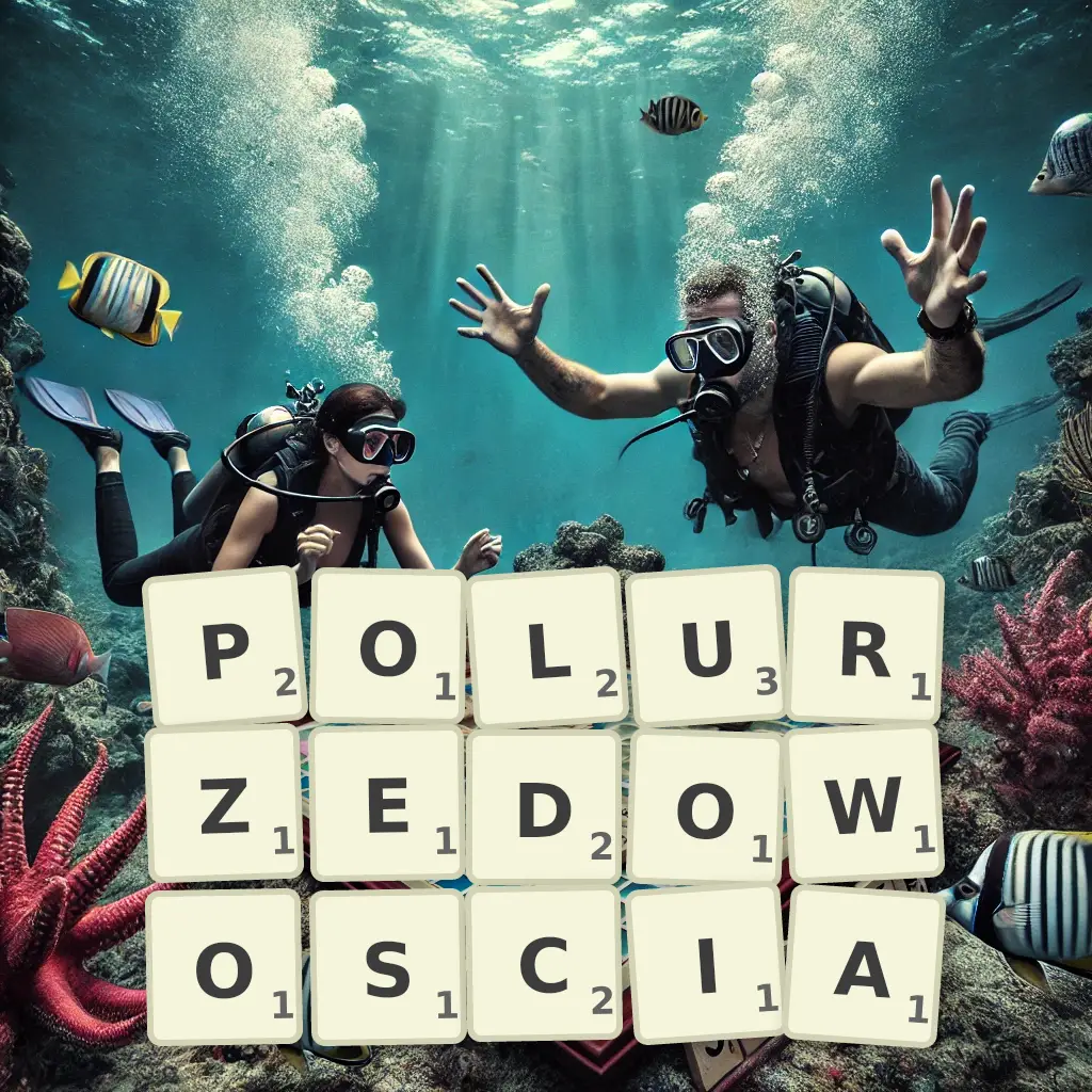 Słowa z liter PÓŁURZĘDOWOŚCIĄ