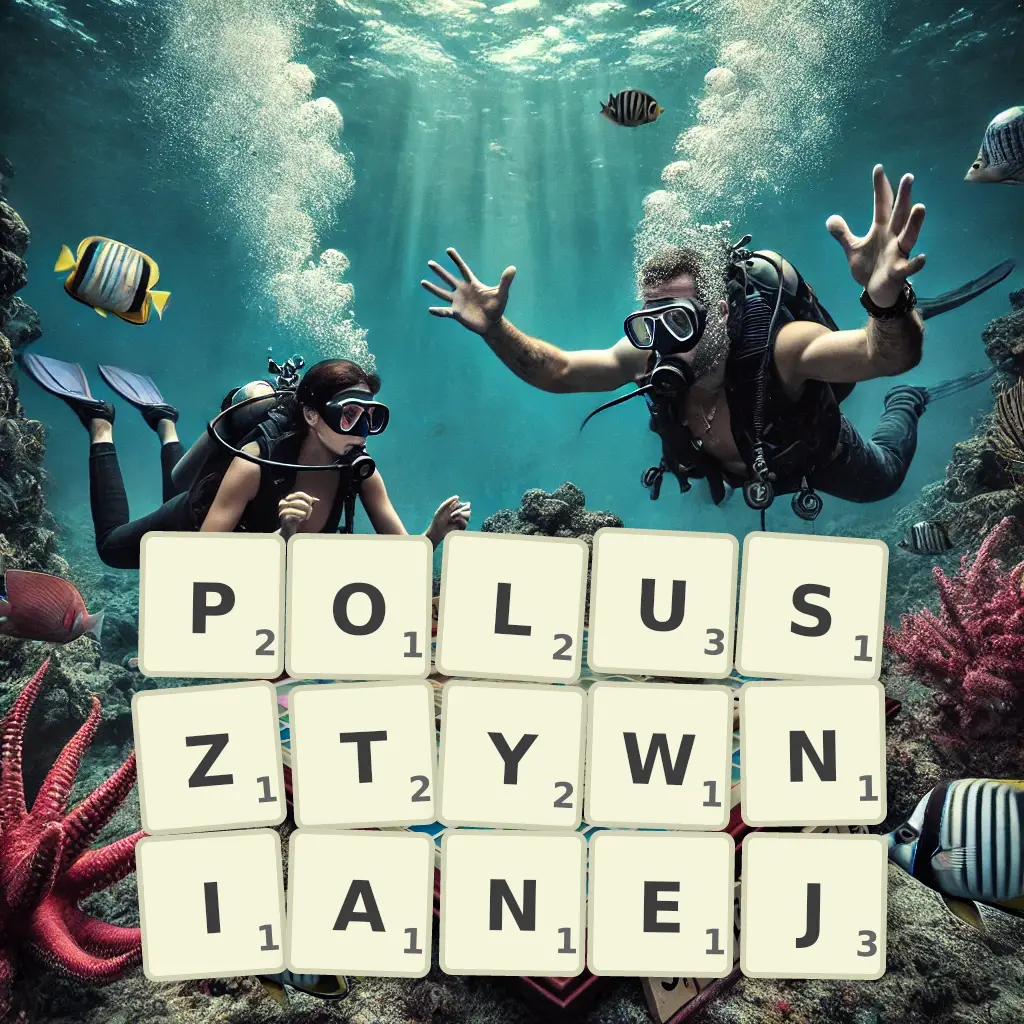 Słowa z liter PÓŁUSZTYWNIANEJ